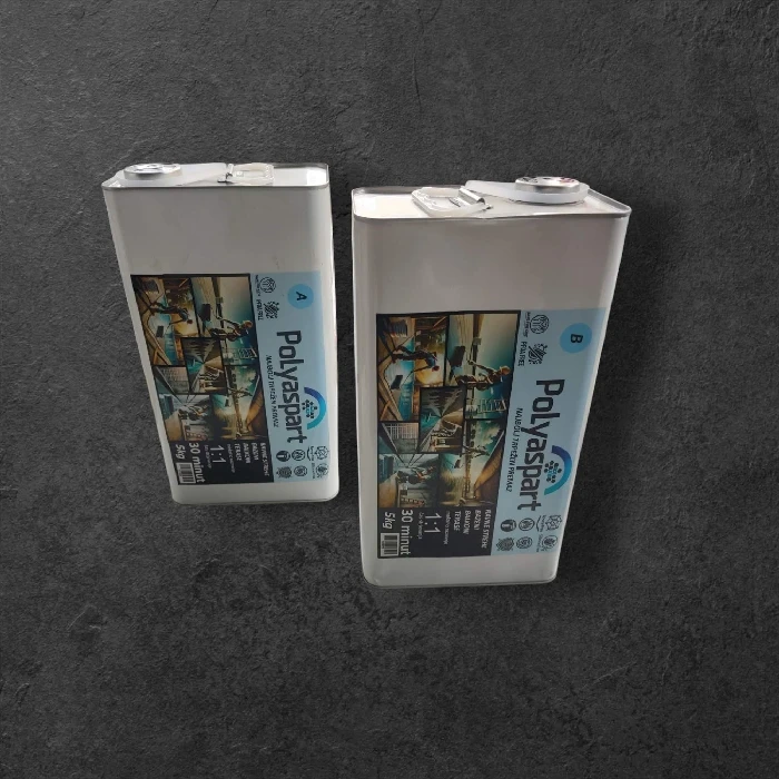 Polyaspart premaz 10kg za strehe modra barva 1:1 30minut